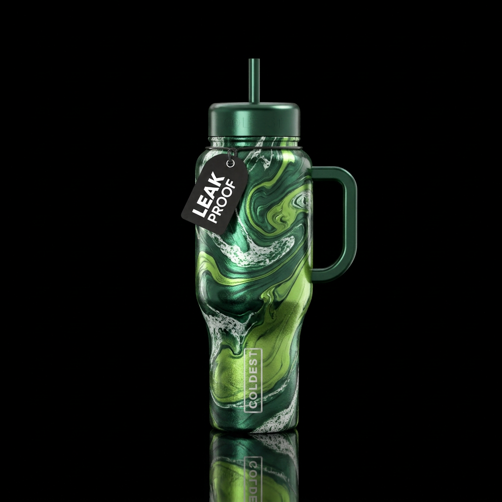 Frog Spit water bottle design