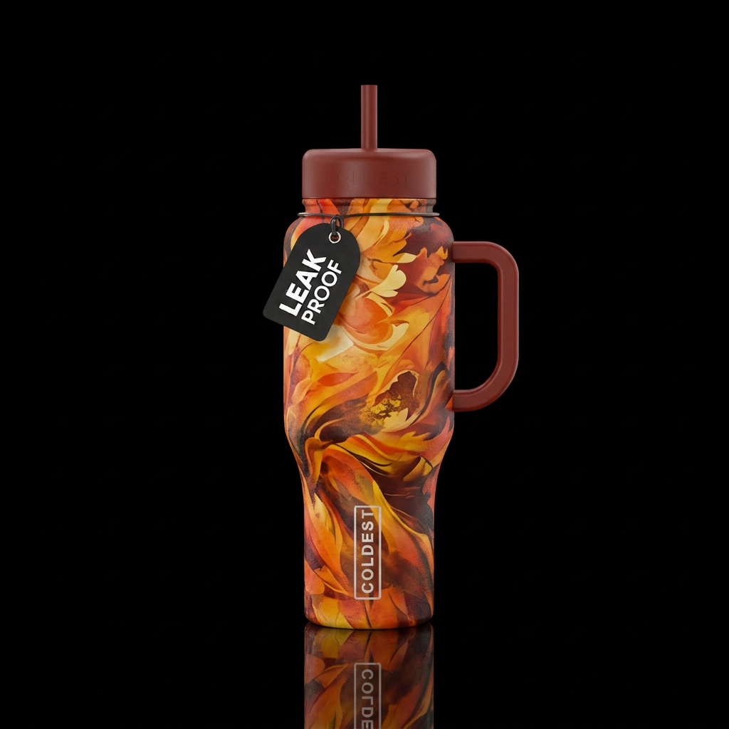 Fall Mixup water bottle design