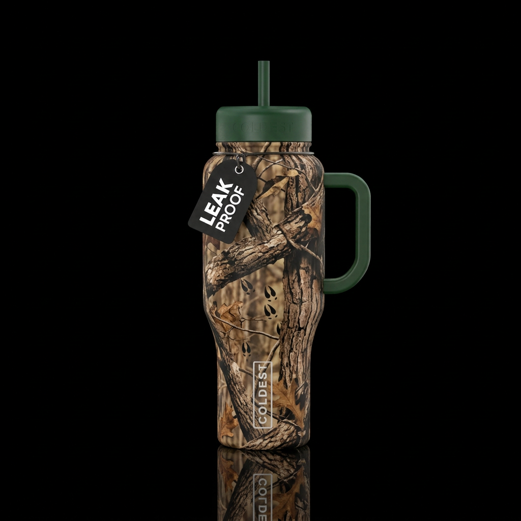 On The Hunt water bottle design