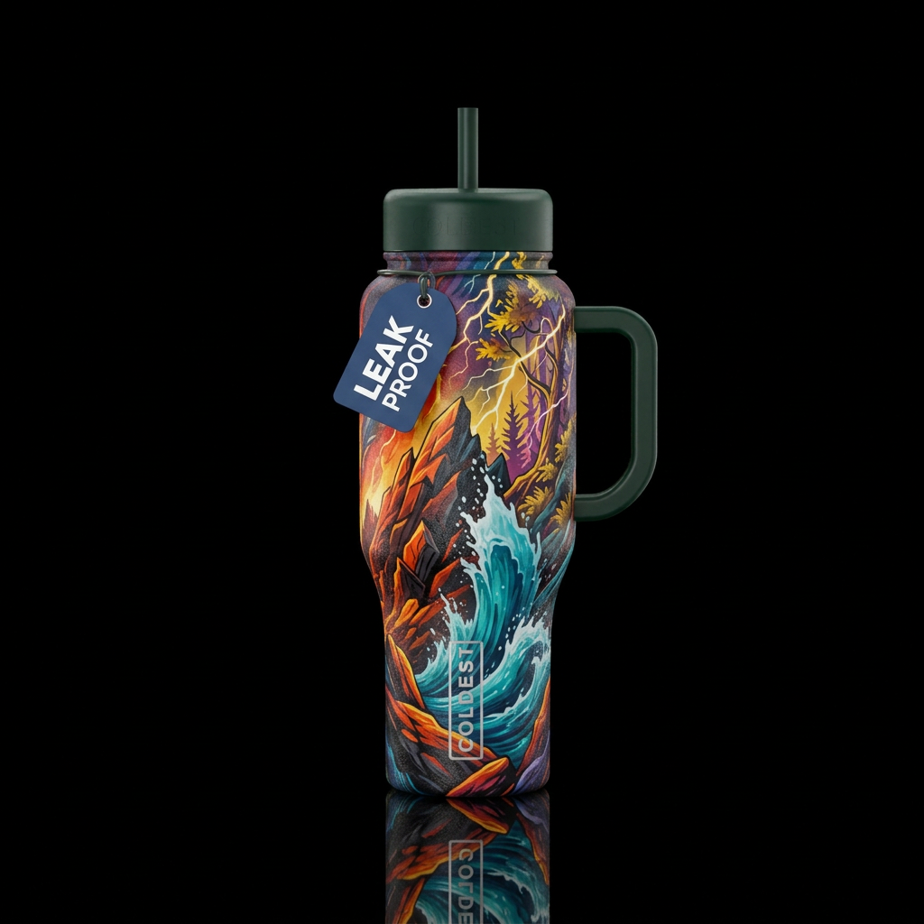 Natures Forces water bottle design