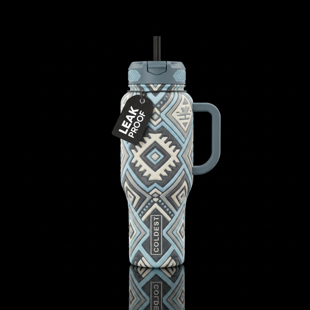 The Aztec water bottle design