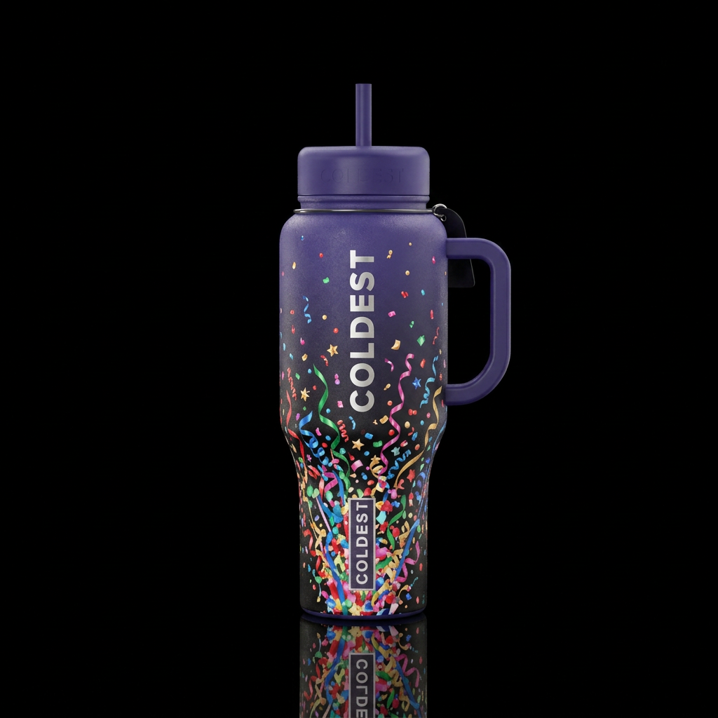 Celebration water bottle design