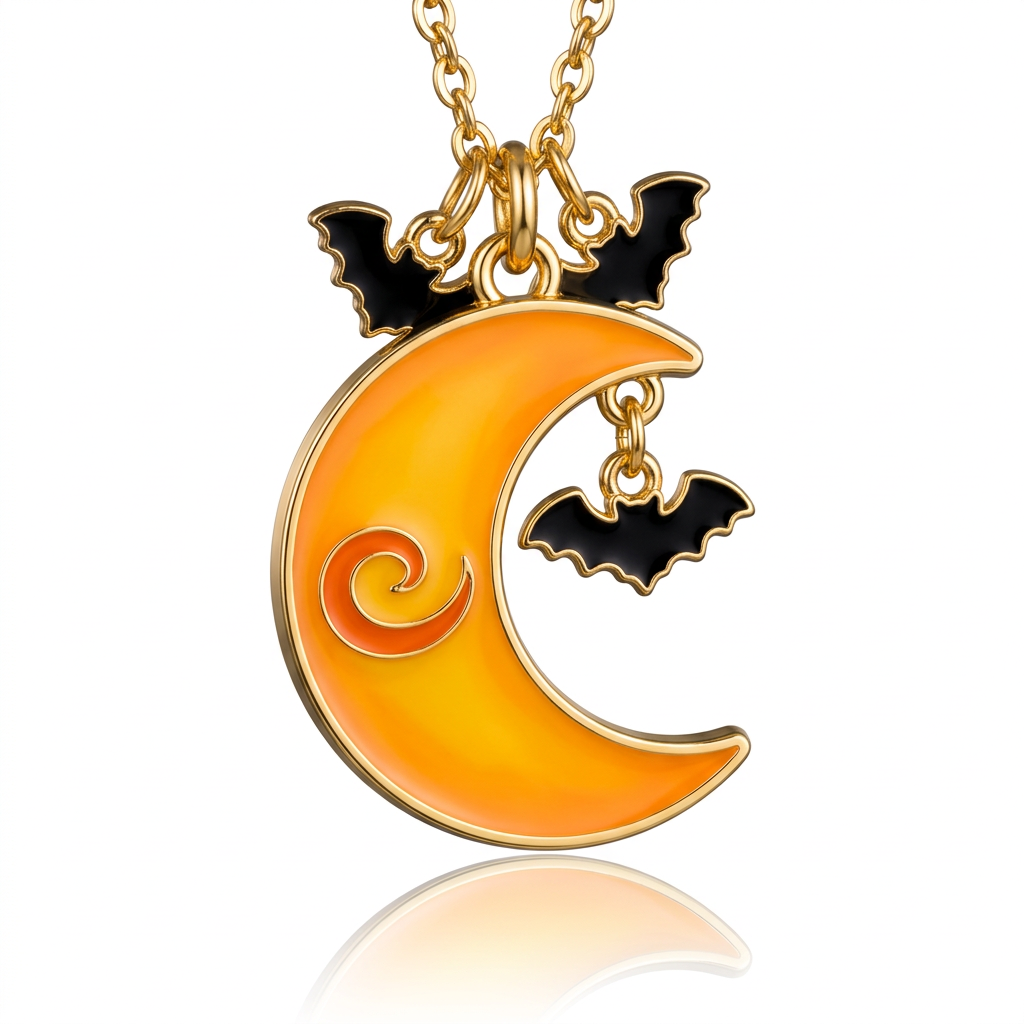Glowie Moon And Bats water bottle design