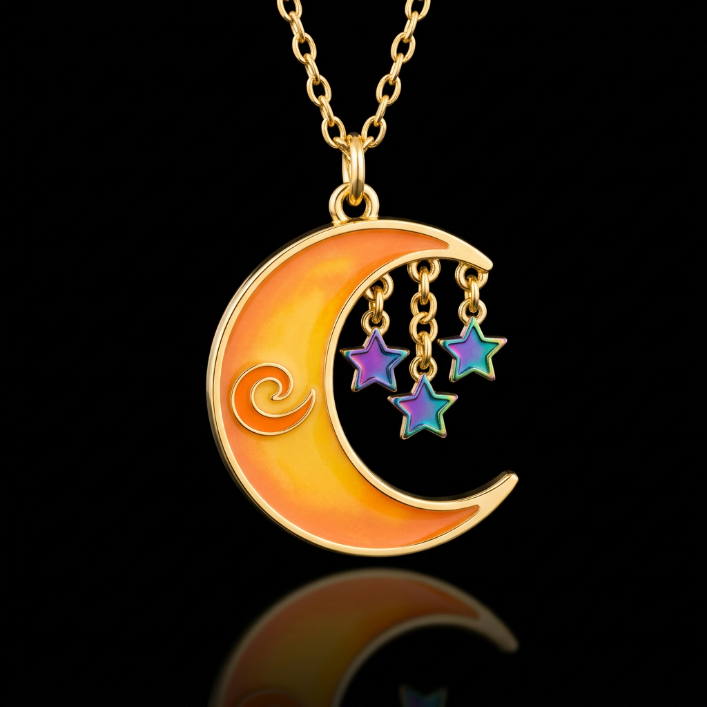 Moon And Stars water bottle design