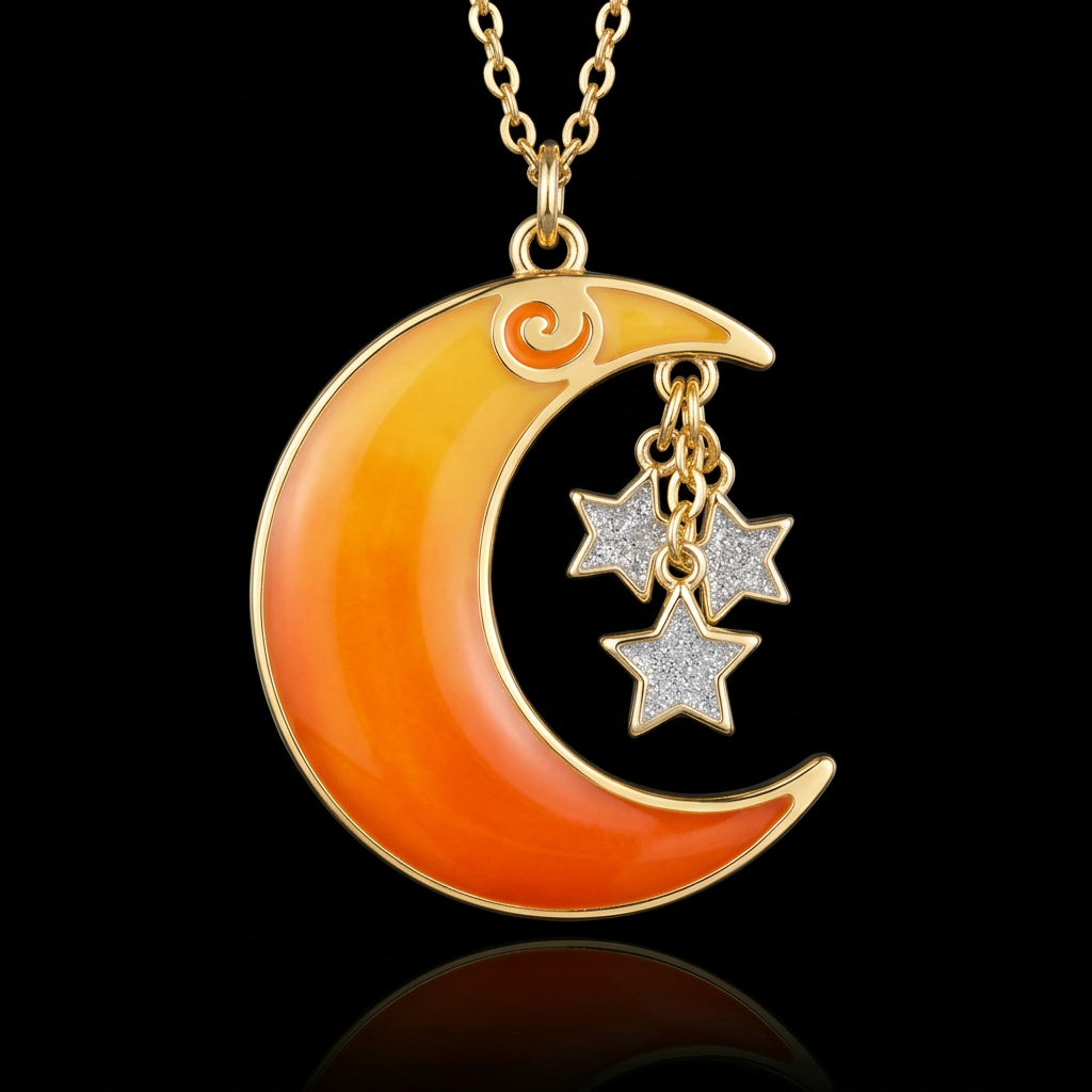 3 Stars And The Moon water bottle design