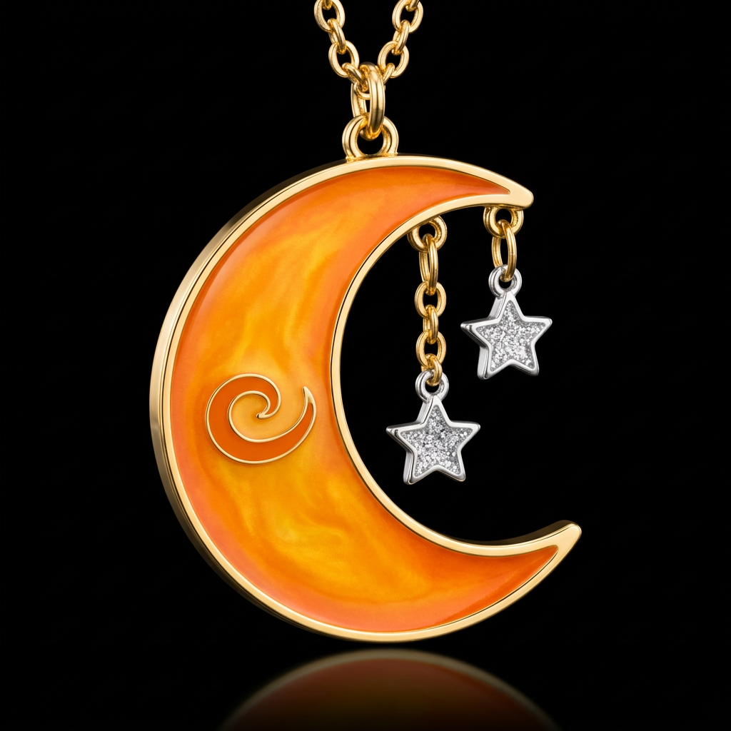 Stars And Moon water bottle design
