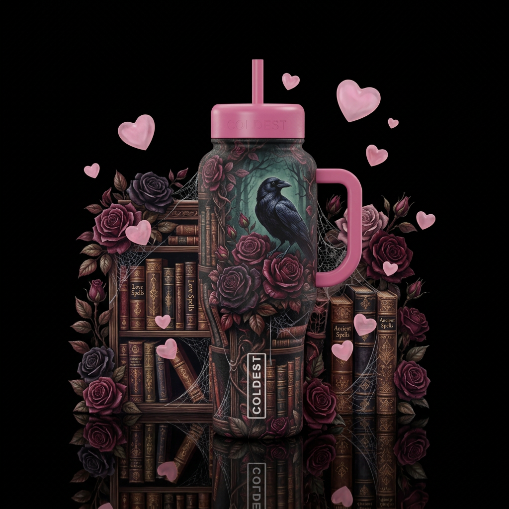 Love To Read water bottle design