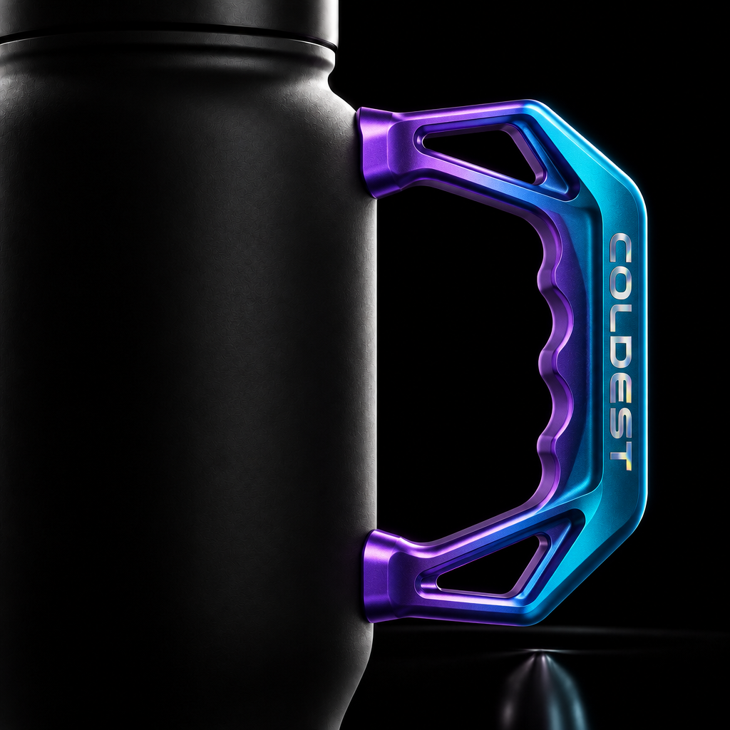 Metallic Fade water bottle design
