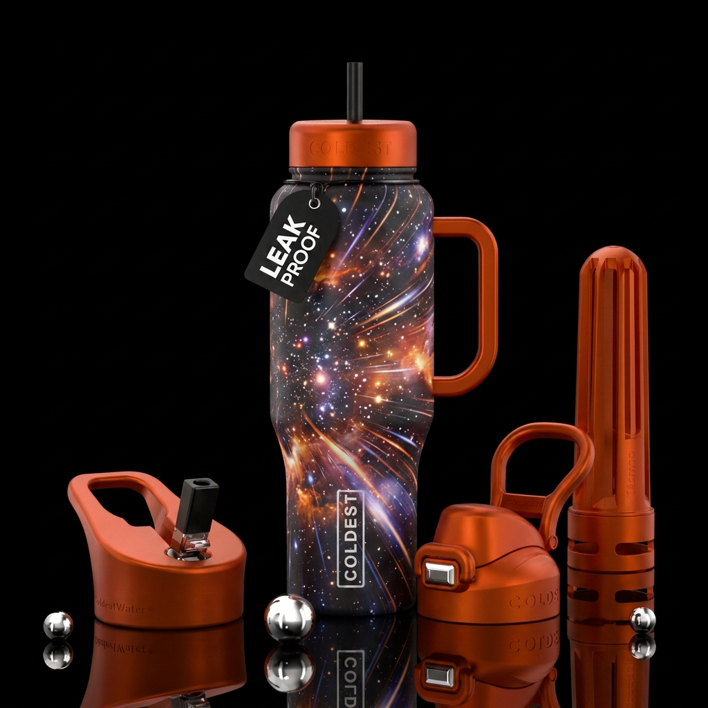 Hyper space drive water bottle design
