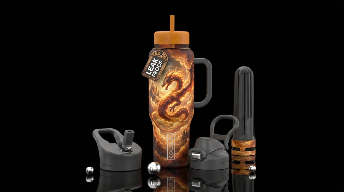Fantasy water bottle design