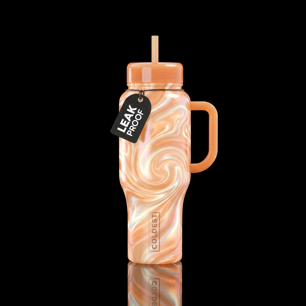Creamsicle dreams water bottle design