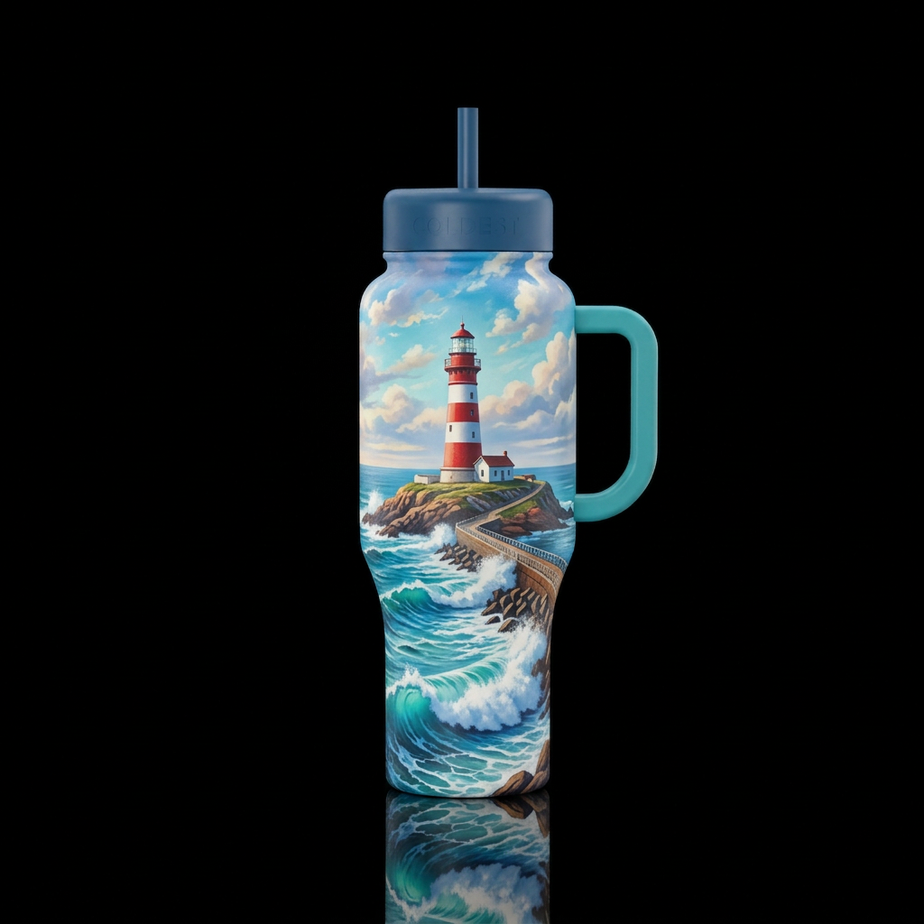 Endless beauty water bottle design