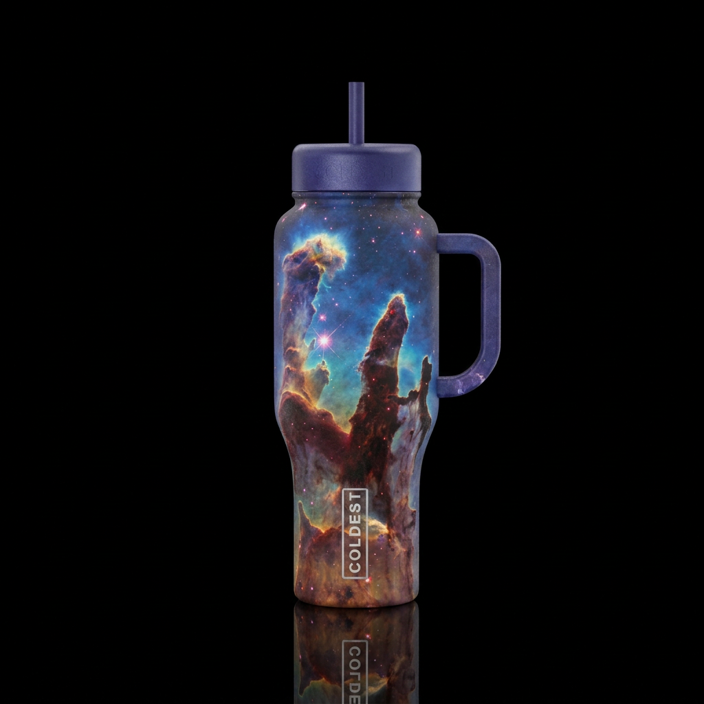 Nebula water bottle design