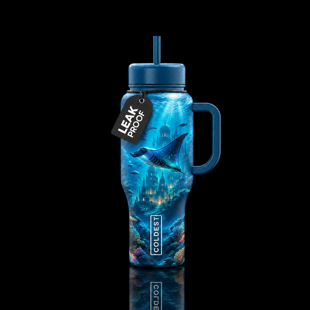 Atlantis water bottle design
