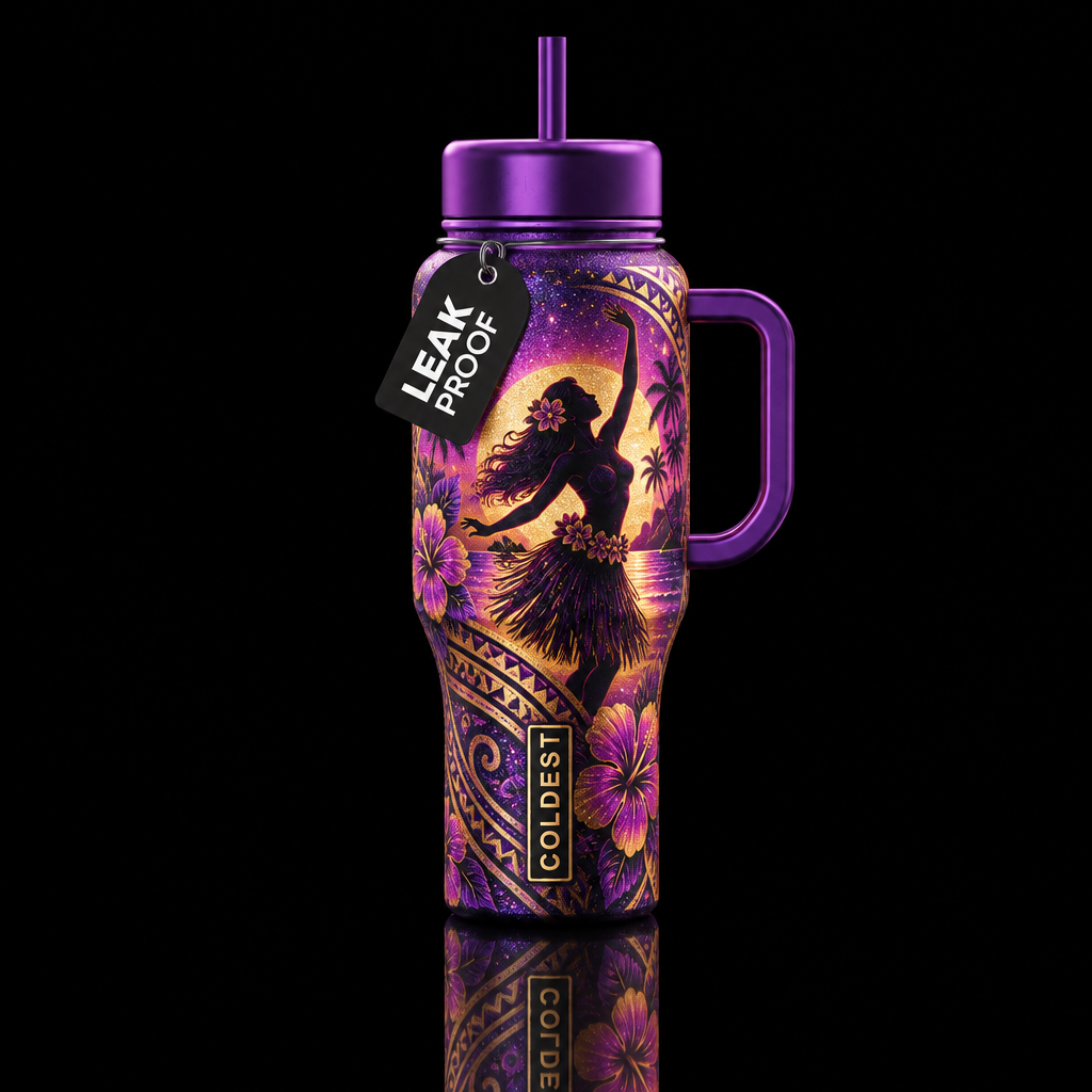 Paradise water bottle design
