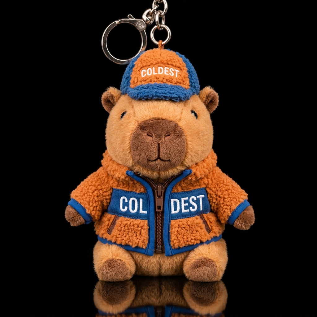 Capybara water bottle design