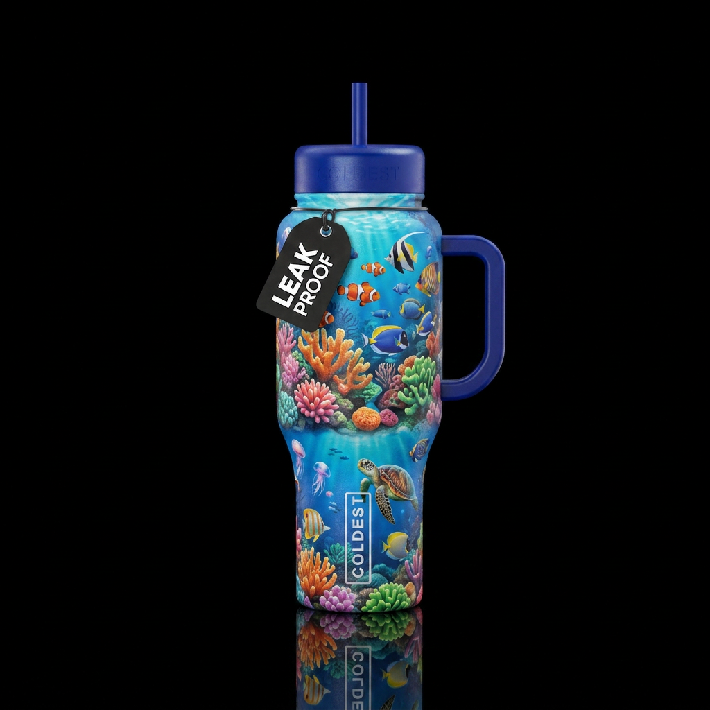Under the sea water bottle design