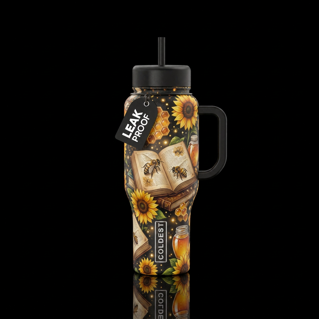 Busy Bee water bottle design