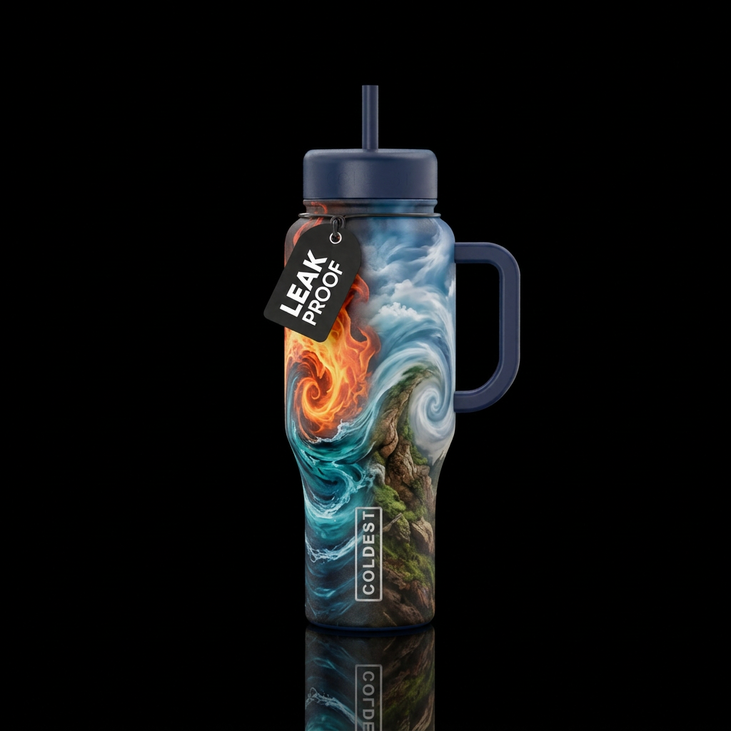 The Elements water bottle design