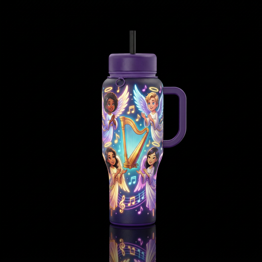 Harmony Harp water bottle design