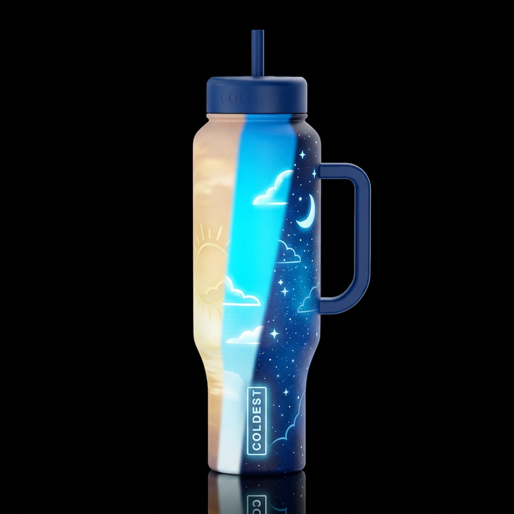 All day water bottle design