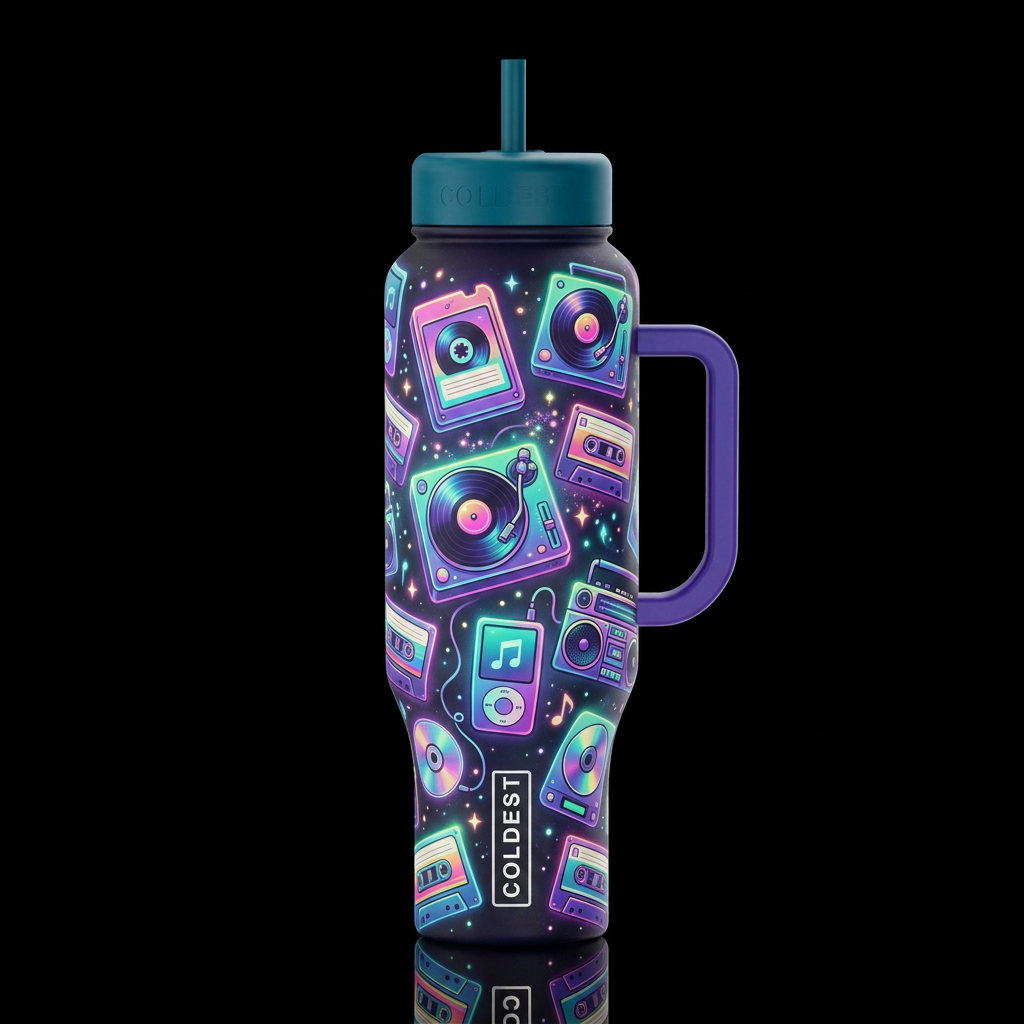 Vintage anyone? water bottle design