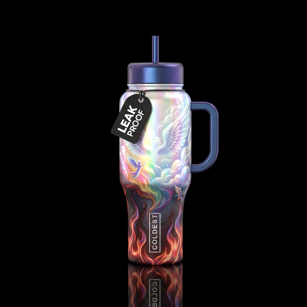 Celestial water bottle design