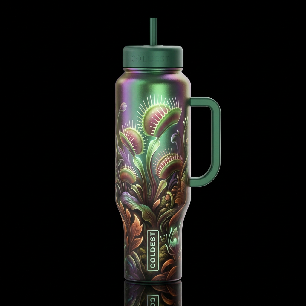 Fly Trap water bottle design