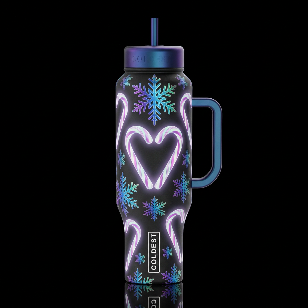 Christmas 🎄 water bottle design