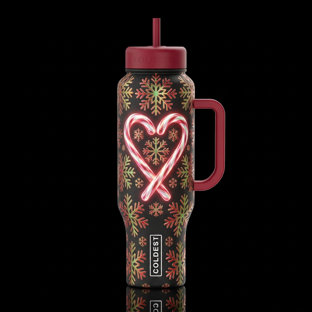 Christmas 🎄 water bottle design