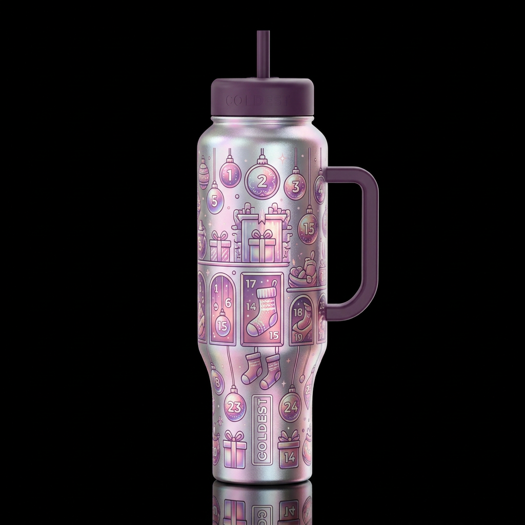 Advent water bottle design