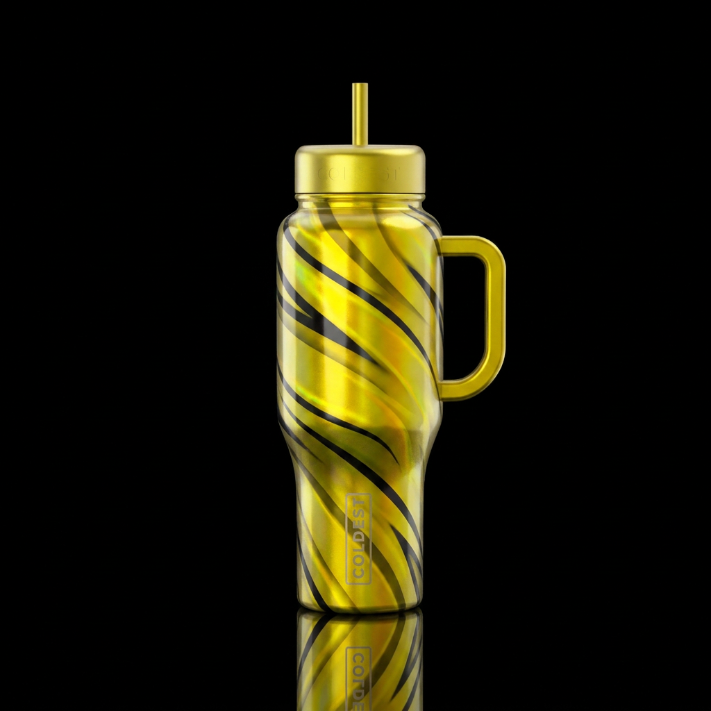 Fancy Bee water bottle design