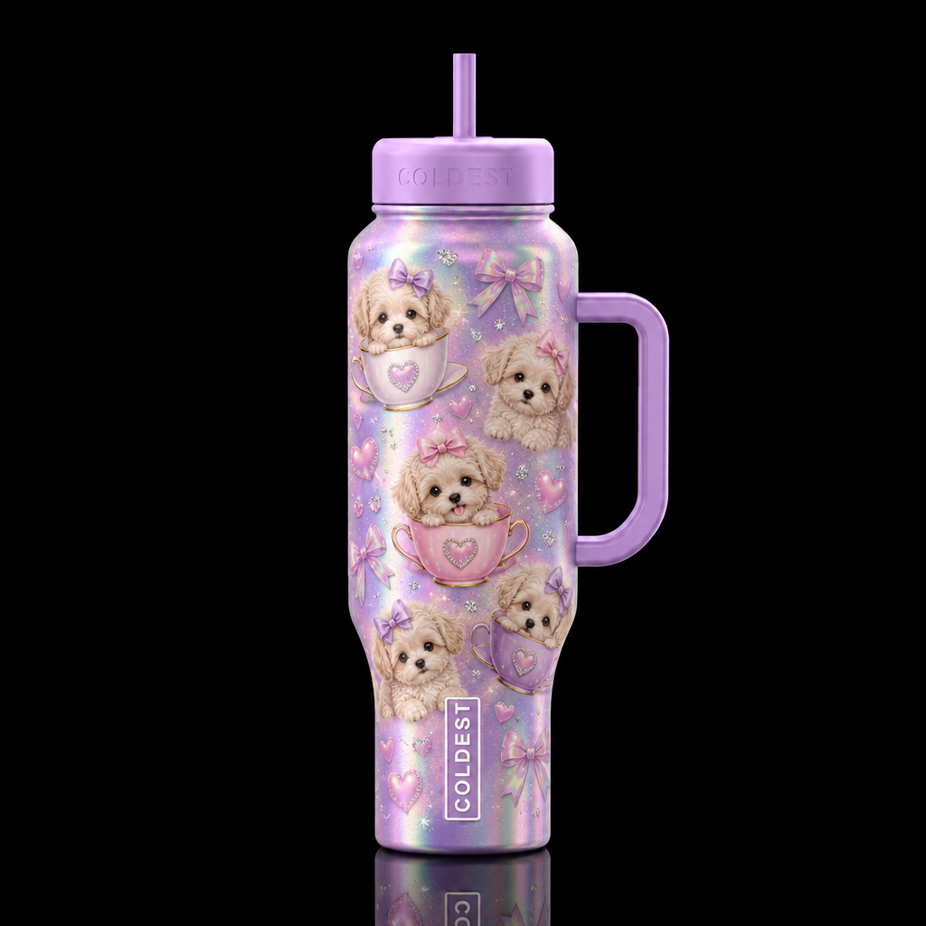 Maltipoo water bottle design