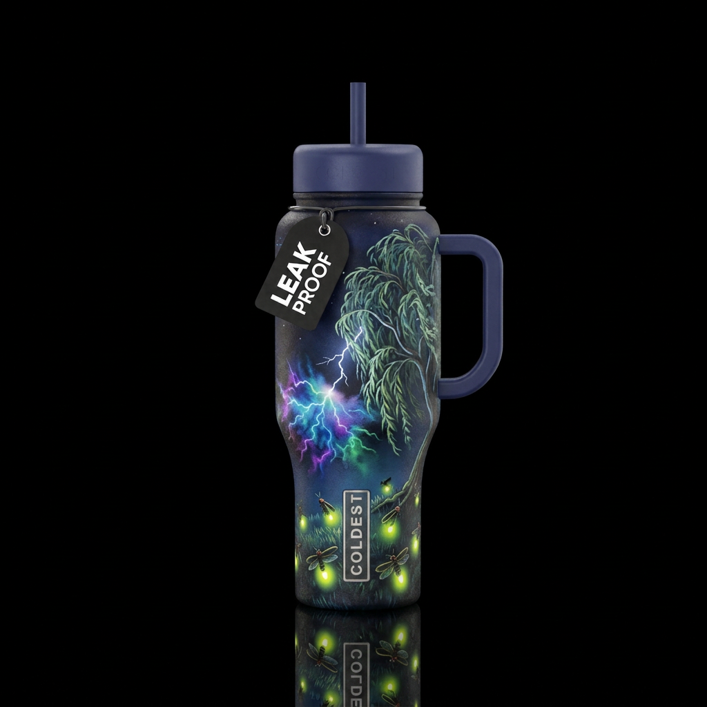 coloring, heat patination, or temper coloring at n... water bottle design