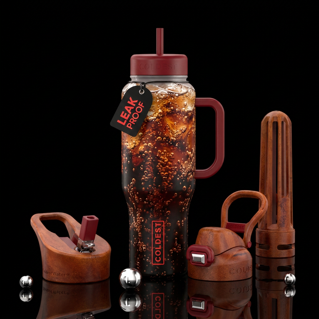 Cola fizz water bottle design
