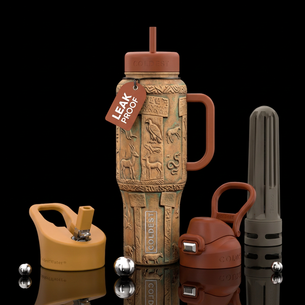 Goblecki tepe water bottle design