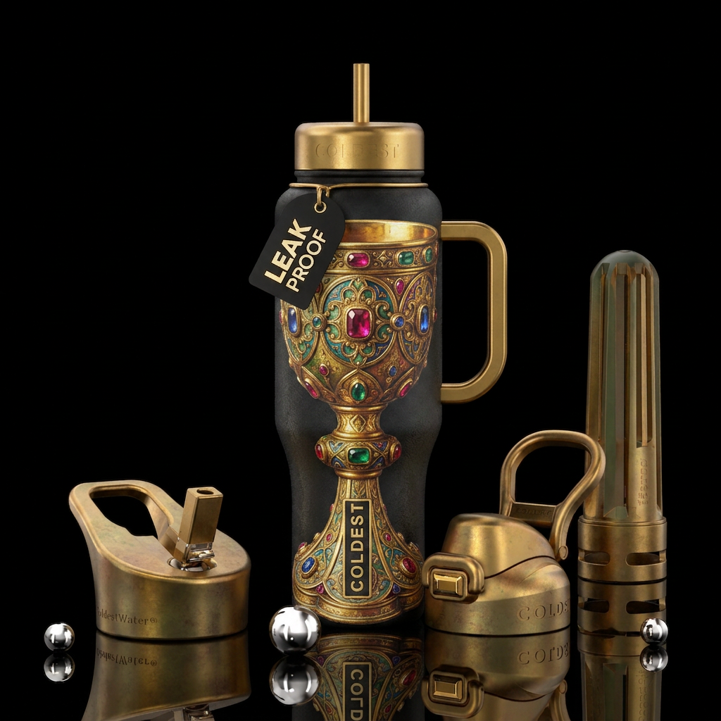 The holy grail water bottle design