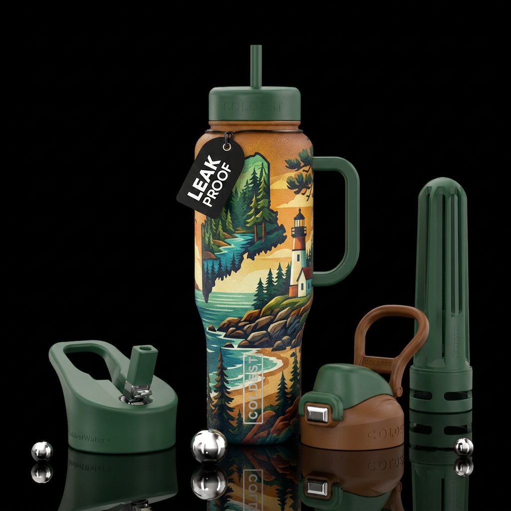 State of maine water bottle design