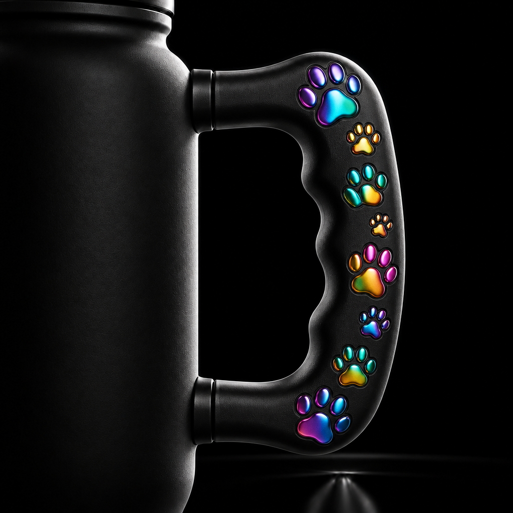 Puppy paws 2 water bottle design