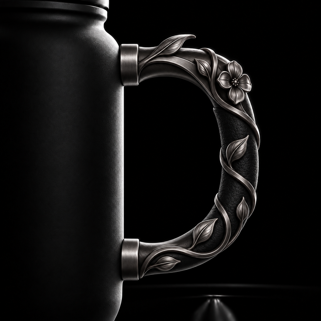 Floral 2 water bottle design