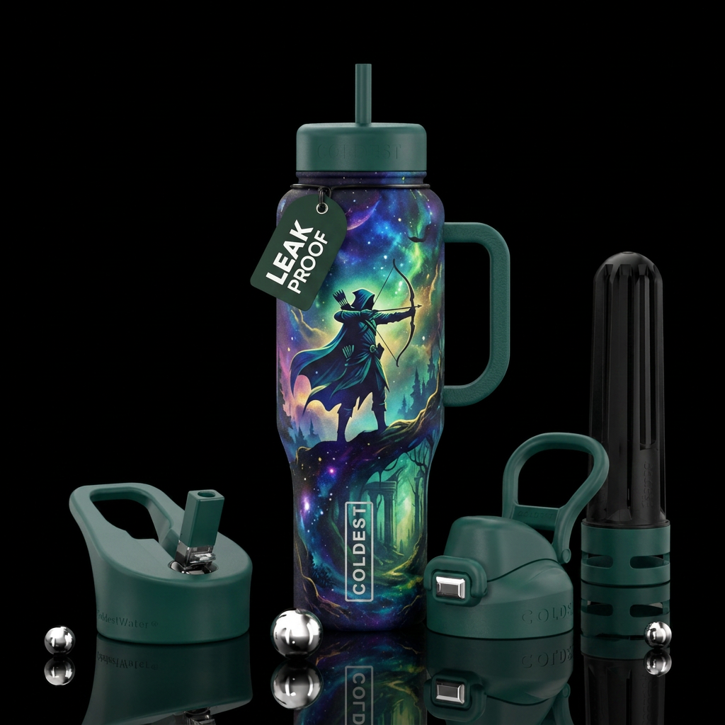 Shadows hunter water bottle design