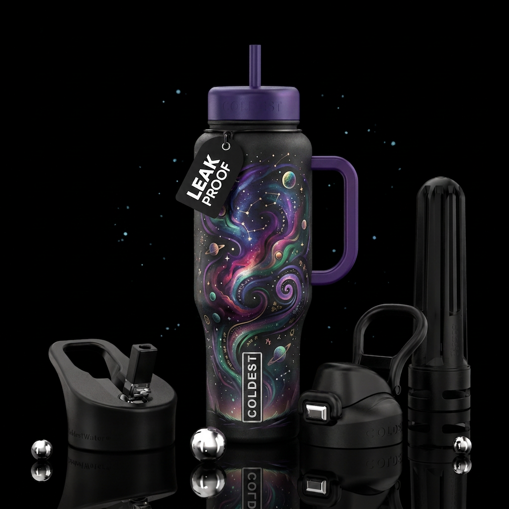 Magic in the air water bottle design