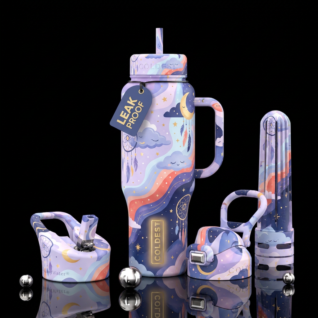 Lullaby water bottle design