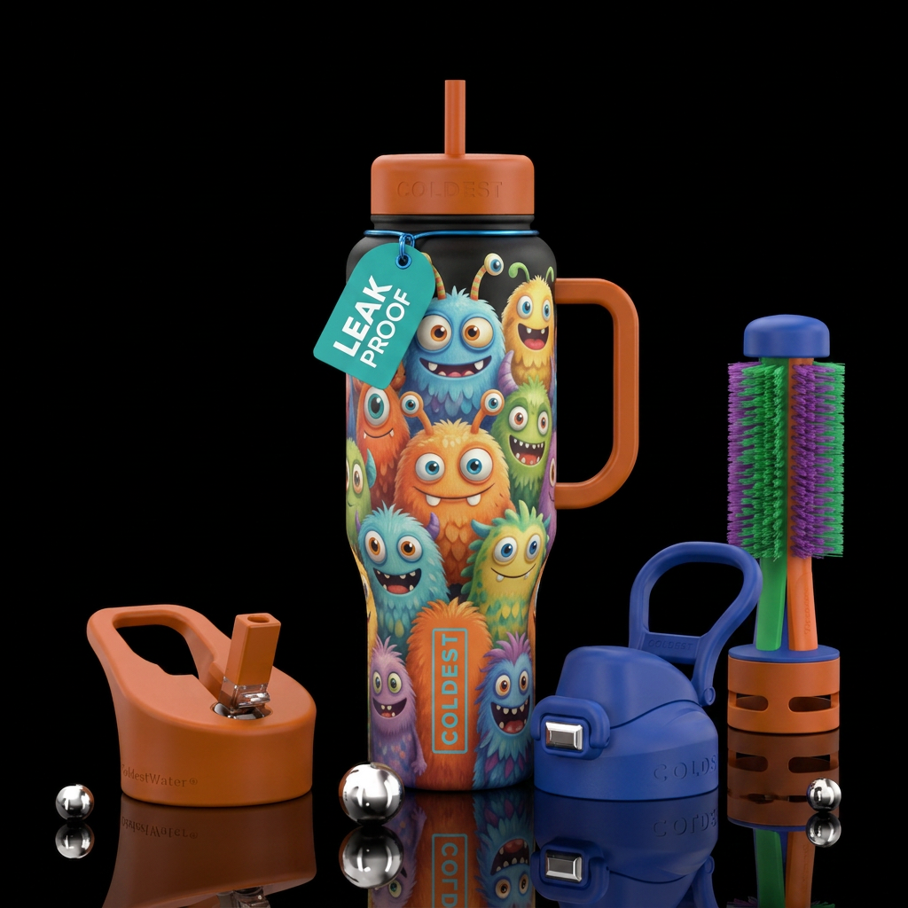 Minster squad water bottle design