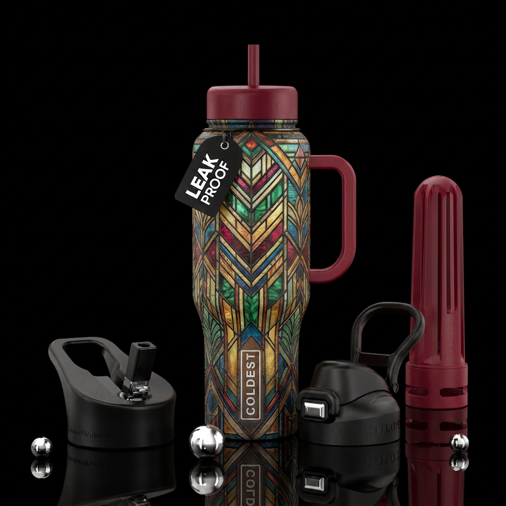 Frank Lloyd Wright water bottle design