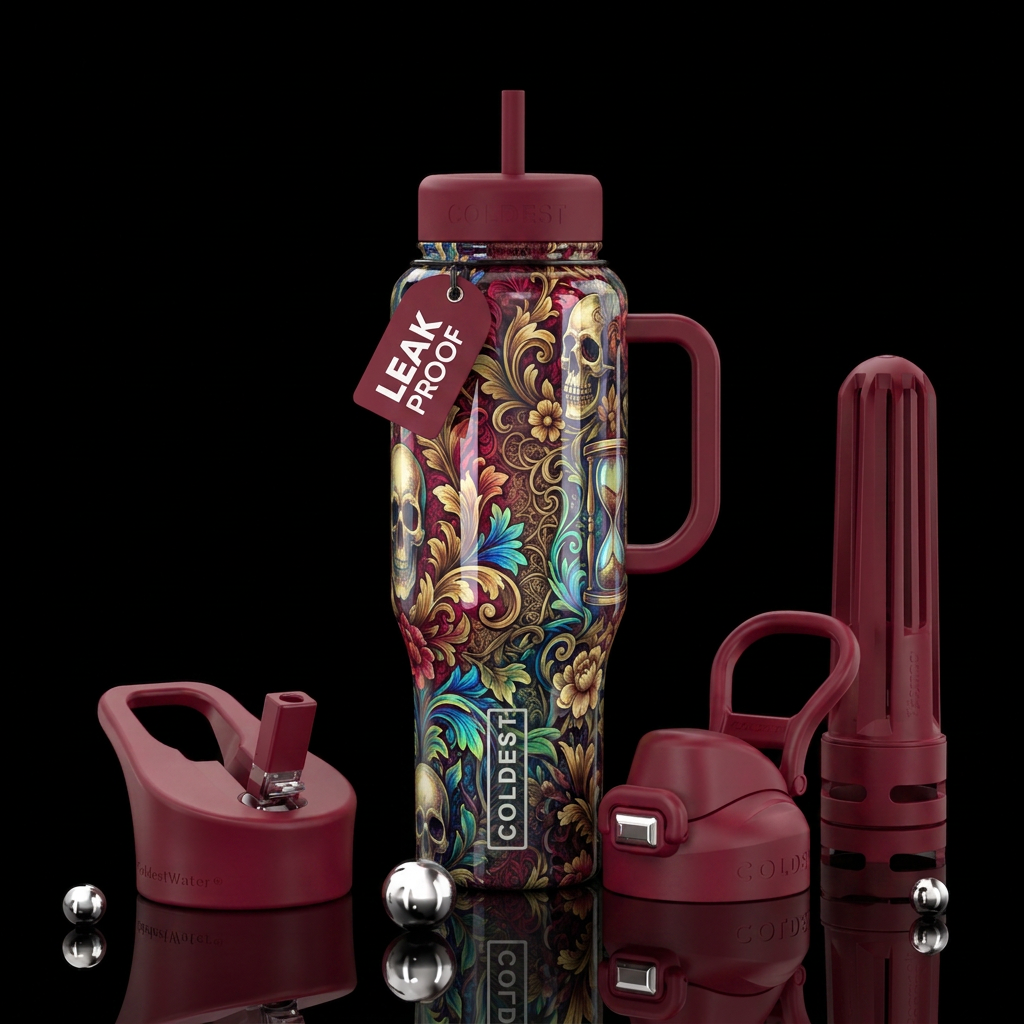 Momento more glossy water bottle design