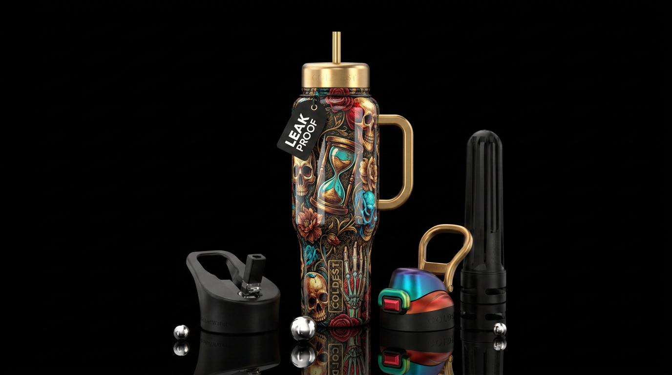 Momento more glossy water bottle design