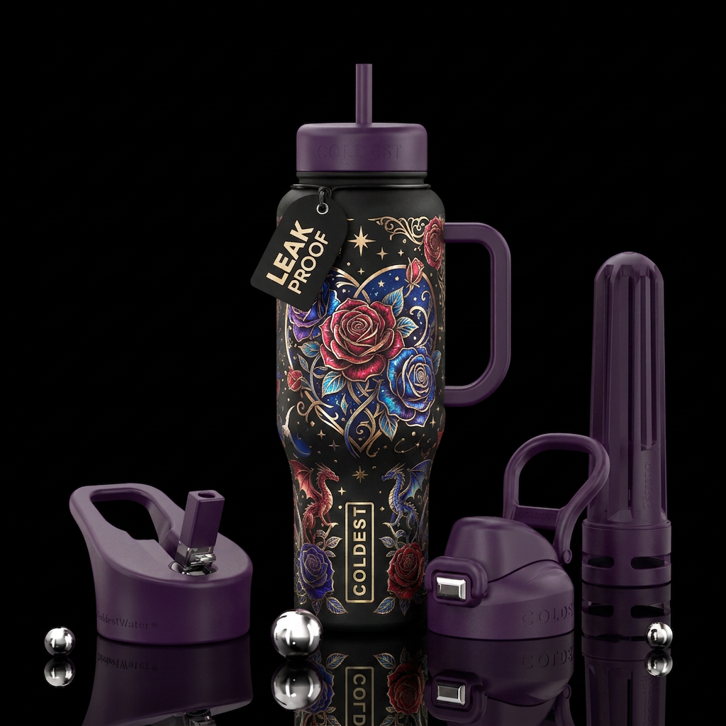 romantasy water bottle design