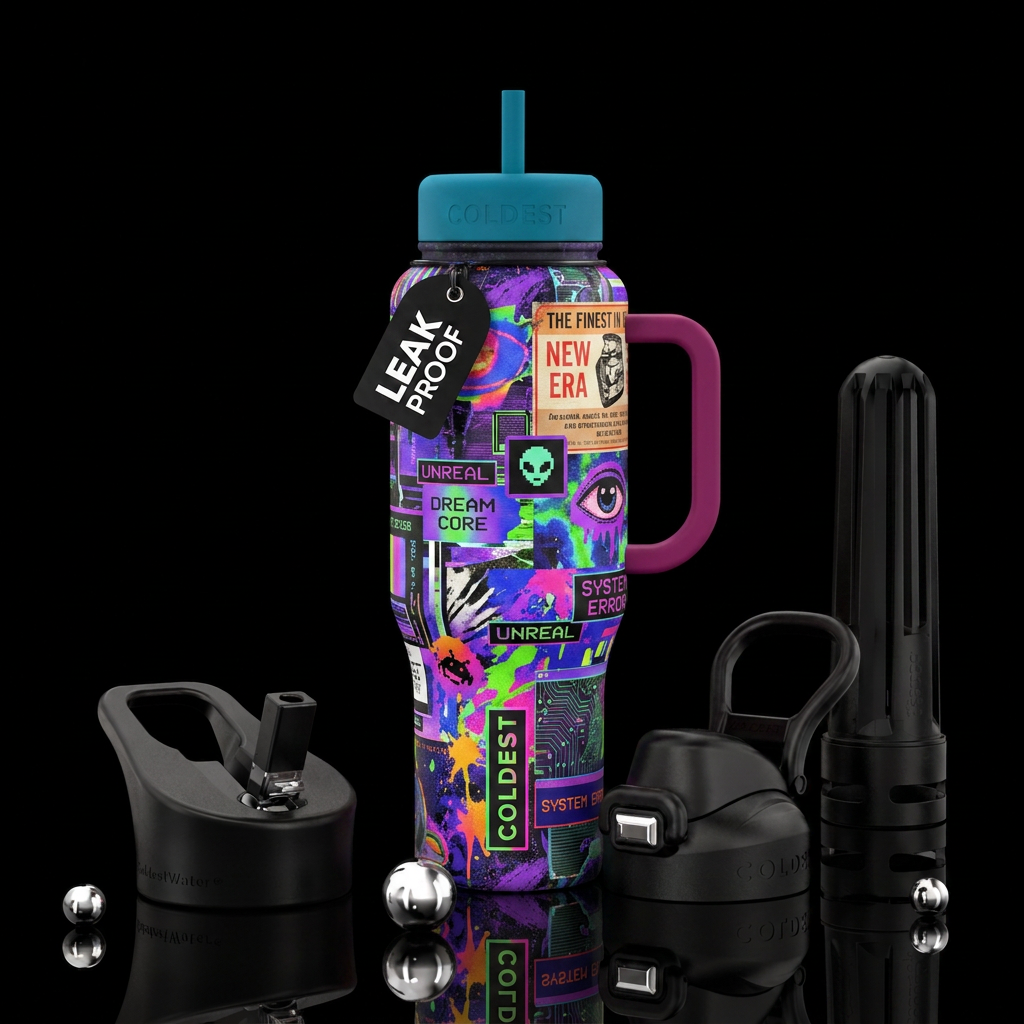 Odd core water bottle design