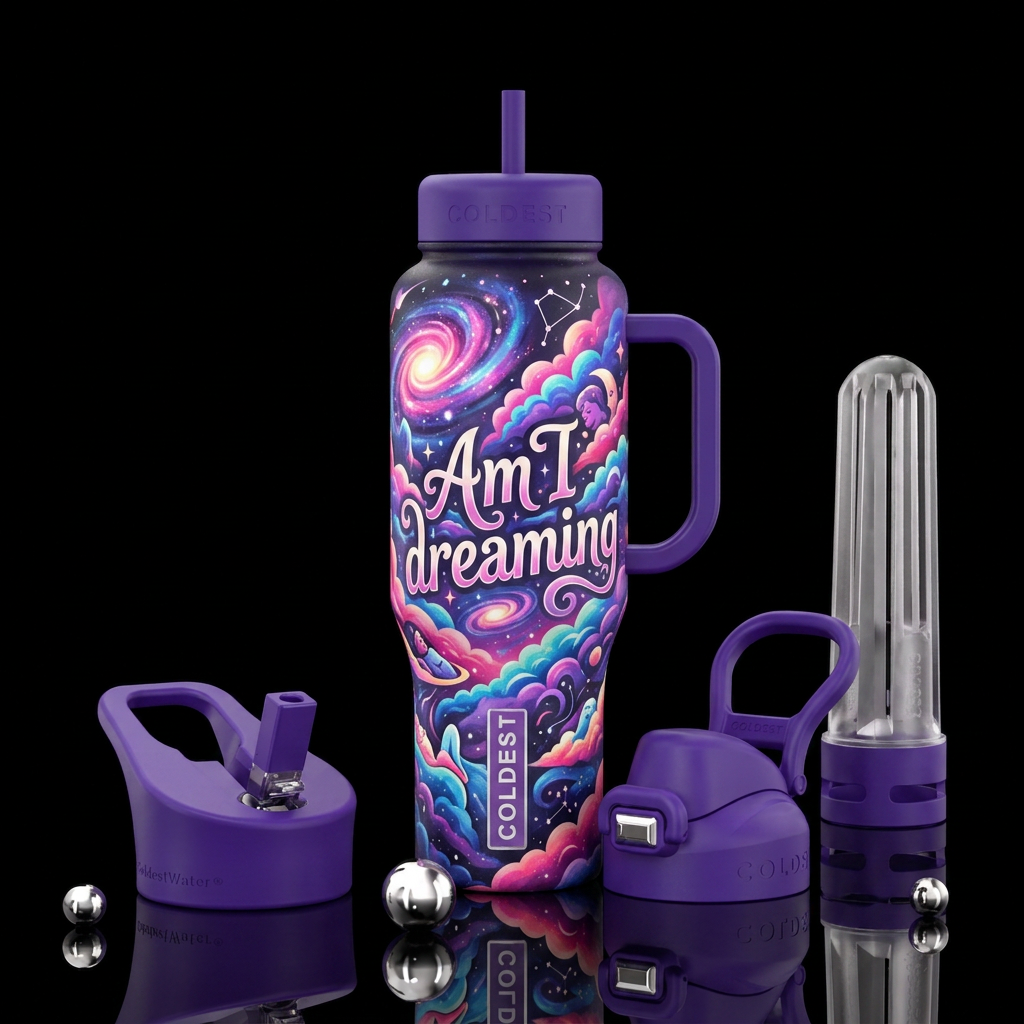 Am I dreaming water bottle design
